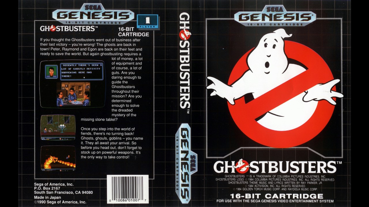 Fans Adding Winston to Sega Genesis 'Ghostbusters' Game - Bloody Disgusting